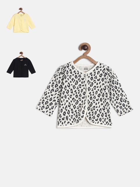 MINI KLUB Girls Pack Of 3 Printed V-Neck Pure Cotton T-shirt, Yellow
MINI KLUB Girls Pack Of 3 Printed V-Neck Pure Cotton T-shirt, Yellow