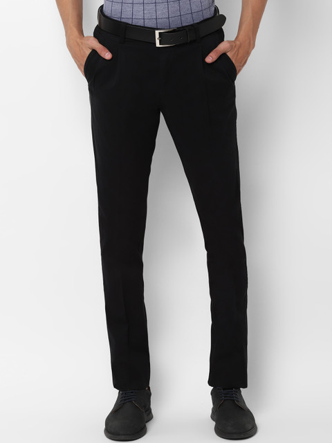 Allen Solly Men Black Regular Fit Solid Trousers
Allen Solly Men Black Regular Fit Solid Trousers