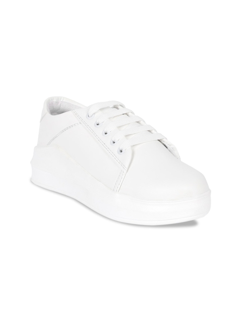 Bella Toes Women White Sneakers