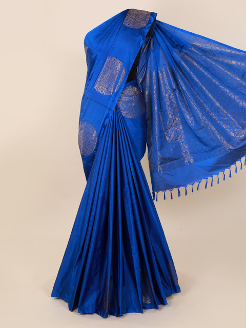 Pothys Blue Silk Cotton Woven Design Kanjeevaram Saree
Pothys Blue Silk Cotton Woven Design Kanjeevaram Saree