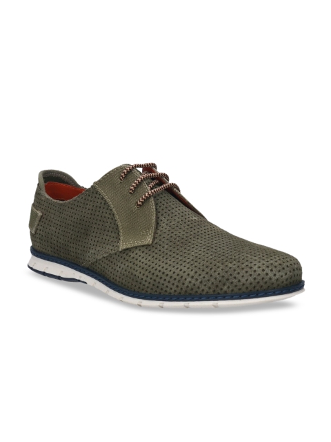 Bugatti Men Green Derbys