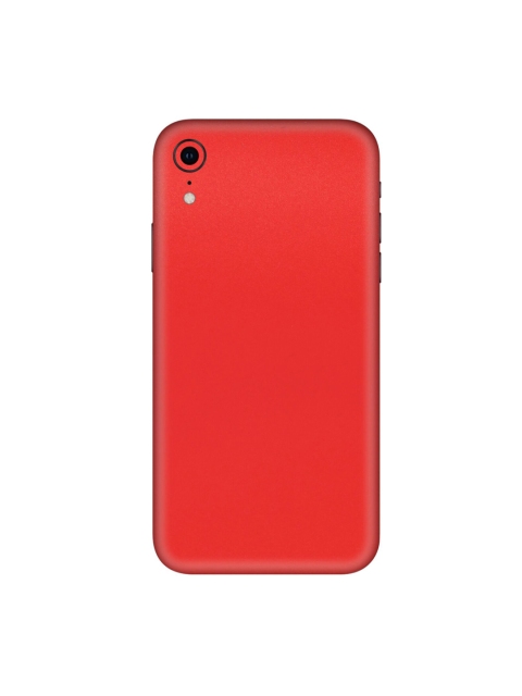 Trendy Skins Red Matte Solid iPhone XR Phone Sheet Skin