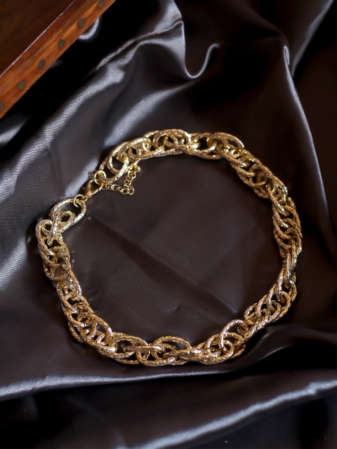 Bellofox Gold-Toned Alloy Gold-Plated Handcrafted Necklace