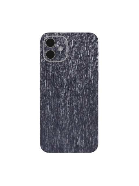 Trendy Skins Grey & White Metal Woven Pattern iPhone 12 Sustainable Mobile Skin