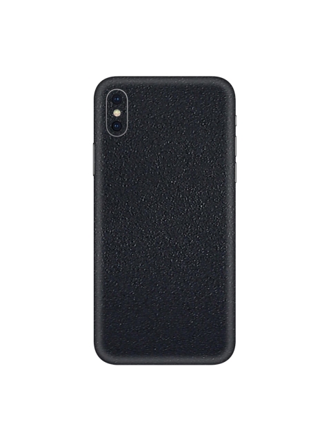 Trendy Skins Unisex Black Matte Pattern iPhone Xs Max Sustainable Mobile Skin