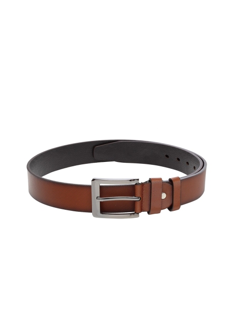 Apsis Men Brown & Black Striped Belt