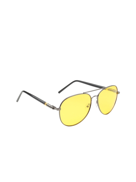 CELEBRITY SUNGLASSES Unisex Yellow Lens & Silver-Toned Aviator Sunglasses CL-S.Khan-2
CELEBRITY SUNGLASSES Unisex Yellow Lens & Silver-Toned Aviator Sunglasses CL-S.Khan-2