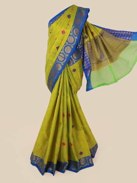 Pothys Green Woven Design Art Silk Saree