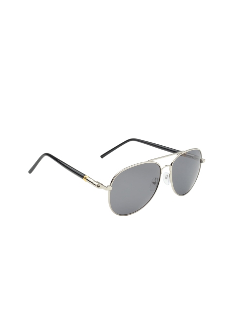 Celebrity Sunglasses Unisex Grey Lens & Silver-toned Aviator CL-S.Khan-3