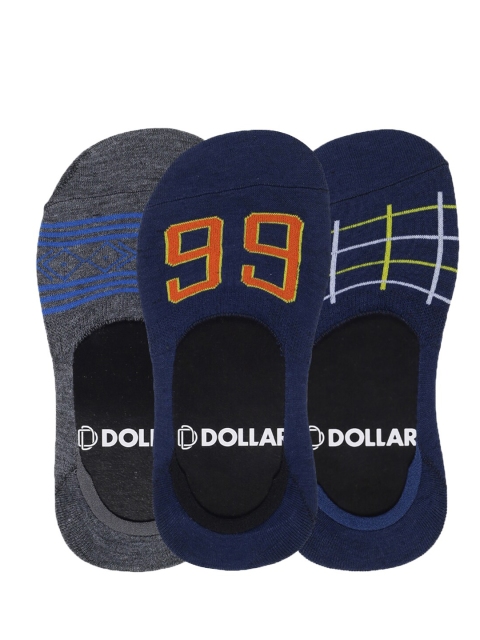 Dollar Men Pack of 3 Assorted Shoe Liners