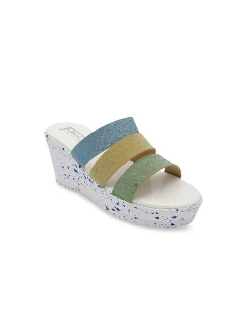 Jazzy Juniors Girls Multicoloured Colourblocked Sandals, Multi