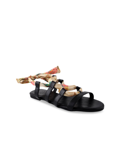 Siendo Desi Women Black Solid Gladiators