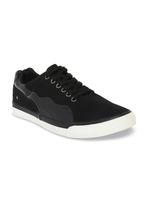 Ajile By Pantaloons Men Black Solid Sneakers