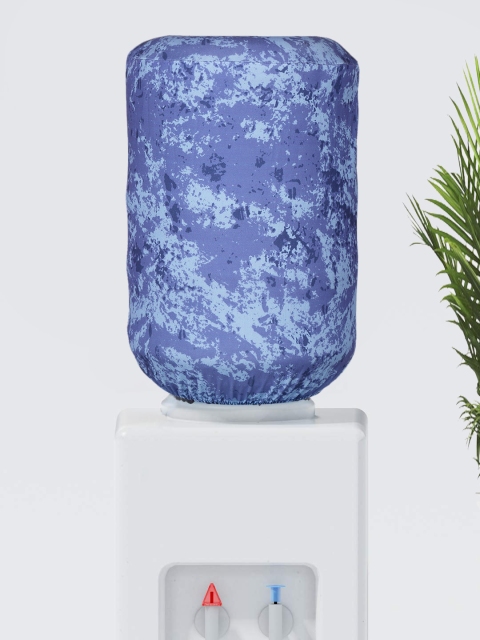 Cortina Blue Printed Water Dispenser Cover