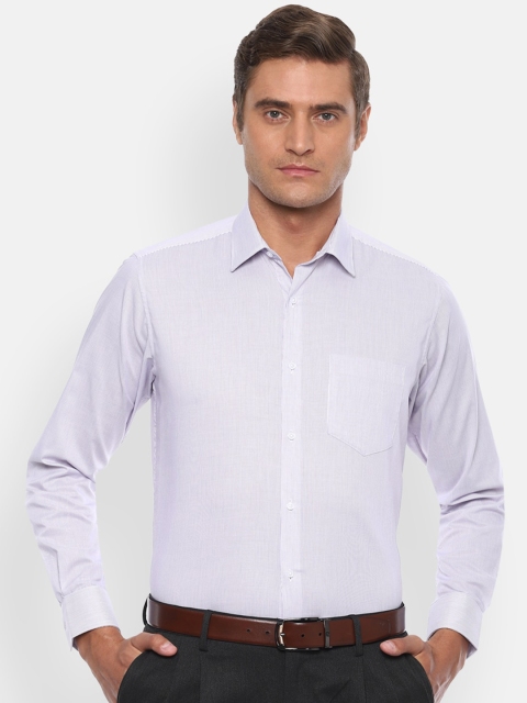 Van Heusen Men Blue Regular Fit Checked Casual Shirt