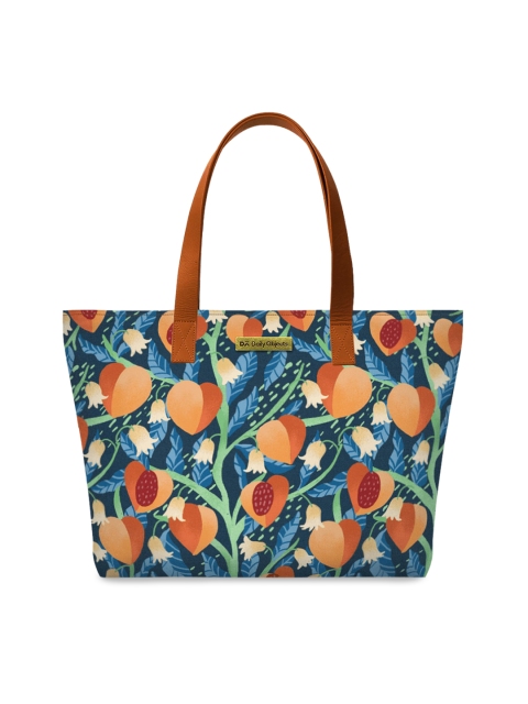 DailyObjects Multicoloured Floral Printed Tote Bag, Multi