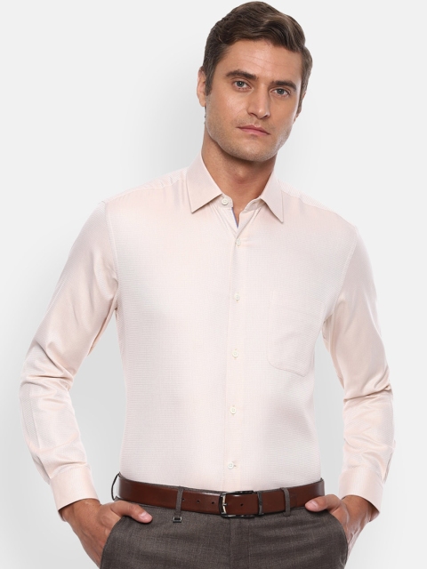 Luxure by Louis Philippe Men Peach-Coloured Regular Fit Self Design Casual Shirt
Luxure by Louis Philippe Men Peach-Coloured Regular Fit Self Design Casual Shirt