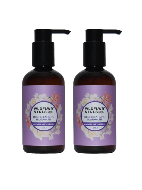Wildflower Naturals Unisex Set of 2 Deep Cleansing Lavender and Tangerine Hand Wash, Purple
Wildflower Naturals Unisex Set of 2 Deep Cleansing Lavender and Tangerine Hand Wash, Purple