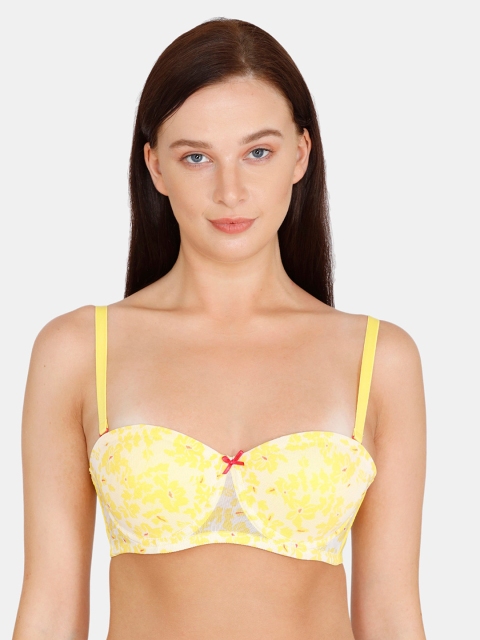 Zivame Yellow & Red Printed Underwired Lightly Padded T-shirt Bra ZI1992FASHBYELW-Yellow
Zivame Yellow & Red Printed Underwired Lightly Padded T-shirt Bra ZI1992FASHBYELW-Yellow