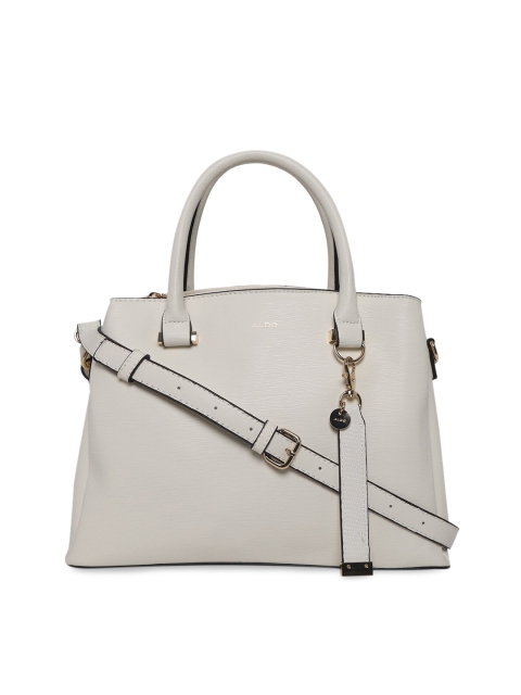 ALDO Beige Solid Handheld Bag