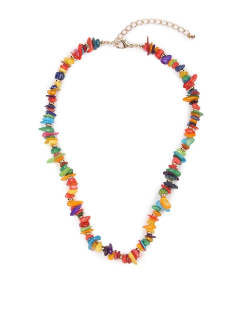 FOREVER 21 Multicoloured Metal Necklace, Multi