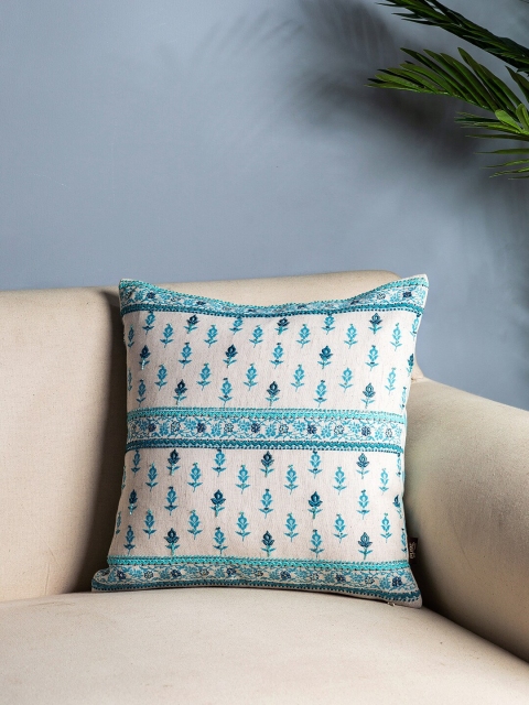 Pure Home and Living Turquoise Blue & White Set of Single Ethnic Motifs Square Cushion Covers
Pure Home and Living Turquoise Blue & White Set of Single Ethnic Motifs Square Cushion Covers