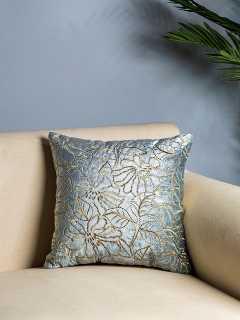Pure Home and Living Grey & Gunmetal-Toned Set of Single Embroidered Square Cushion Covers
Pure Home and Living Grey & Gunmetal-Toned Set of Single Embroidered Square Cushion Covers