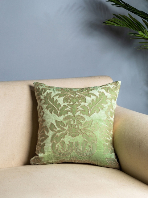 Pure Home and Living Green & Gold-Toned Set of Single Ethnic Motifs Square Cushion Covers
Pure Home and Living Green & Gold-Toned Set of Single Ethnic Motifs Square Cushion Covers