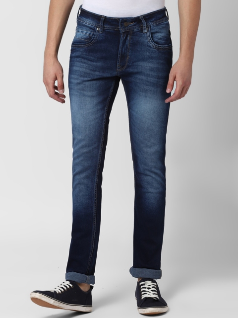 Peter England Casuals Men Navy Blue Skinny Fit Jeans