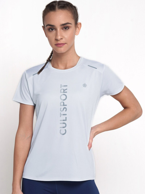 Cultsport Women White Printed FlashRun Signature Antimicrobial FlydryPRO Running T-shirt
Cultsport Women White Printed FlashRun Signature Antimicrobial FlydryPRO Running T-shirt