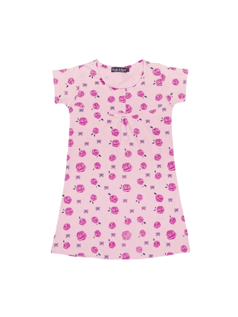 Todd N Teen Pink Printed Nightdress
