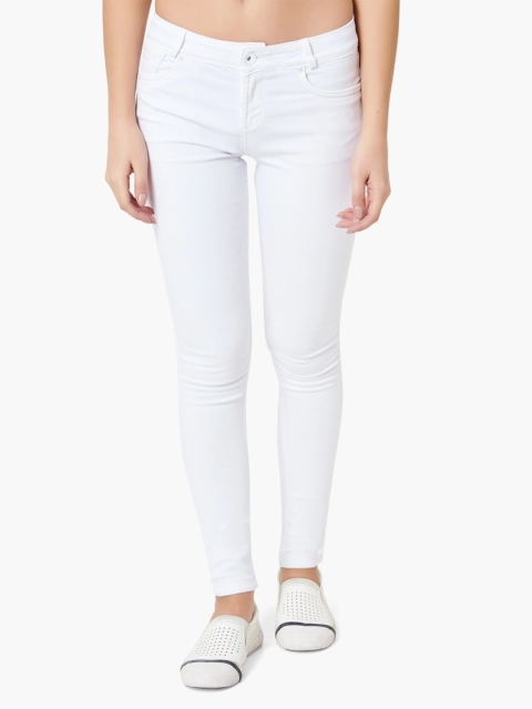 Xpose Women White Slim Fit Jeans