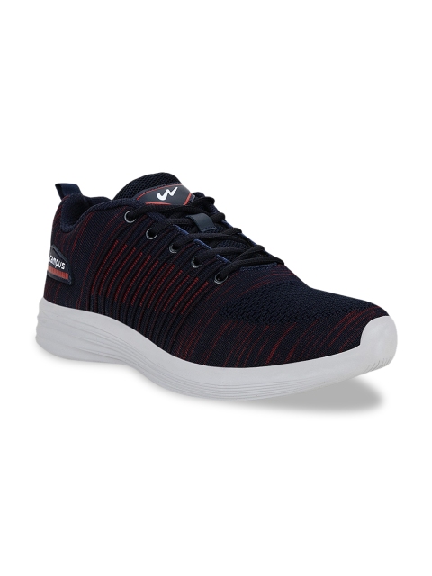 Campus Men Navy Blue Mesh Running Shoes
