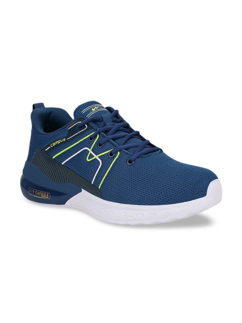 Campus Men Teal Mesh Running Shoes