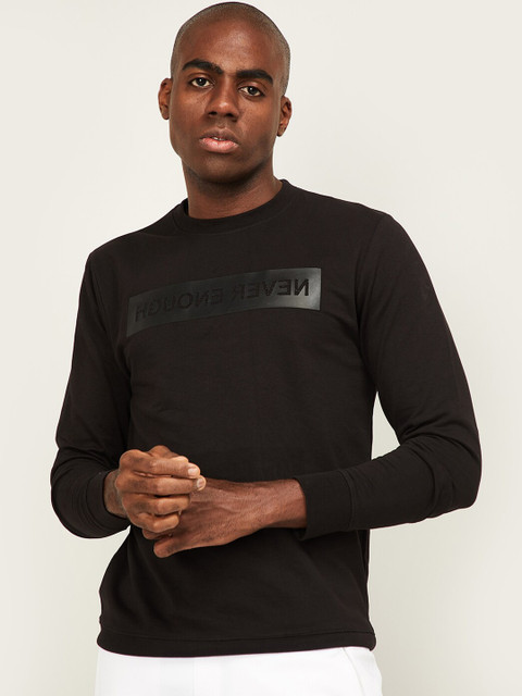 Kappa Men Black Printed Sweatshirt
Kappa Men Black Printed Sweatshirt