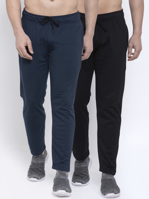 NEUDIS Men Pack Of 2 Solid Structured Fit Pure Cotton Athelisure Track Pants, Navy blue
NEUDIS Men Pack Of 2 Solid Structured Fit Pure Cotton Athelisure Track Pants, Navy blue