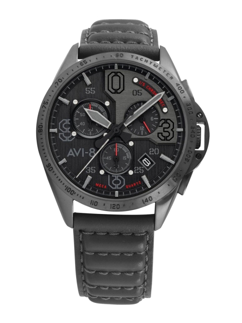 AVI-8 Men Black Analogue Watch