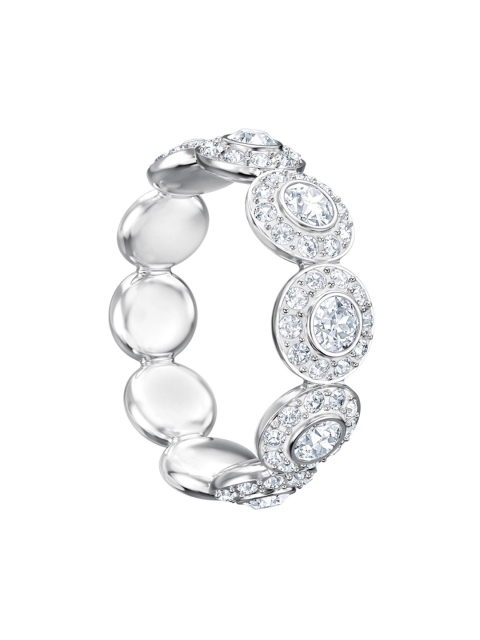 SWAROVSKI Rhodium-Plated & White Angelic Ring, Silver