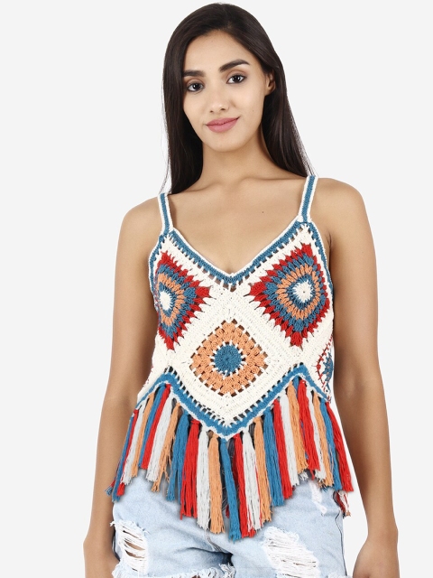 Diwaah Multicoloured A-line Top, Multi