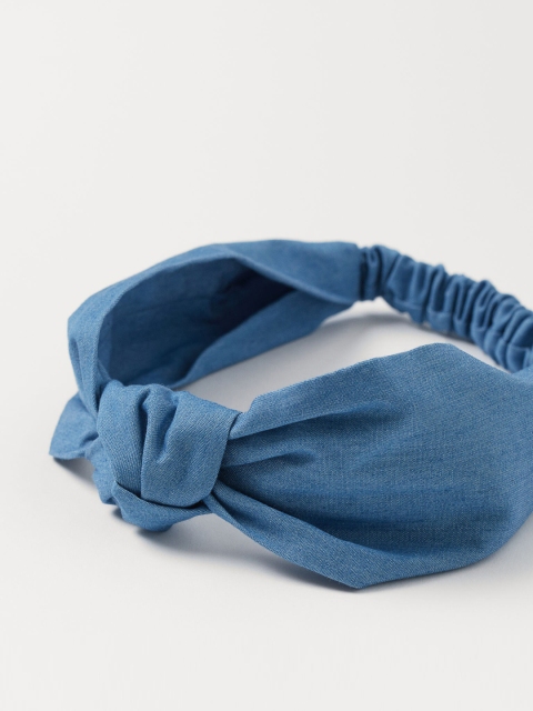 H&M Girls Blue Knot-Detail Hairband