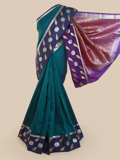 Pothys Green Woven Design Art Silk Saree