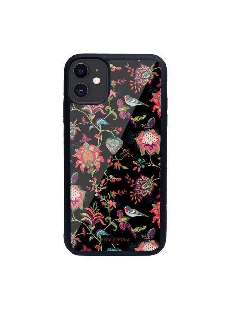 macmerise Black & Pink Payal Singhal Chidiya Printed iPhone 11 Back Case