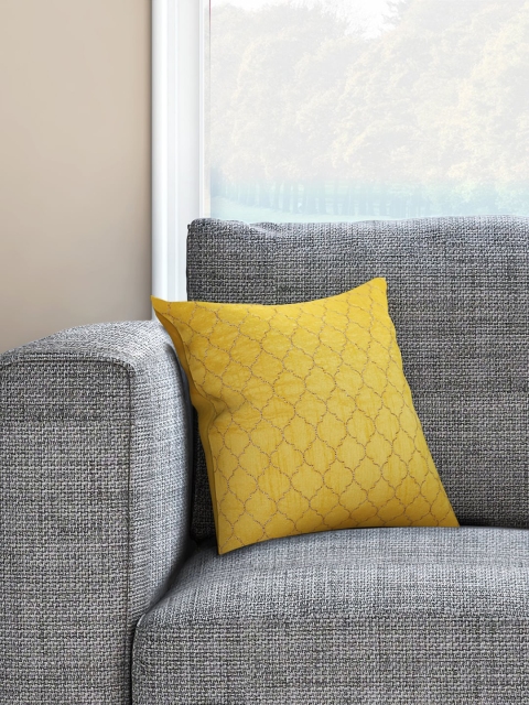 Living scapes by Pantaloons Yellow & Gold-Toned Set of Single Ethnic Motifs Square Cushion Covers
Living scapes by Pantaloons Yellow & Gold-Toned Set of Single Ethnic Motifs Square Cushion Covers