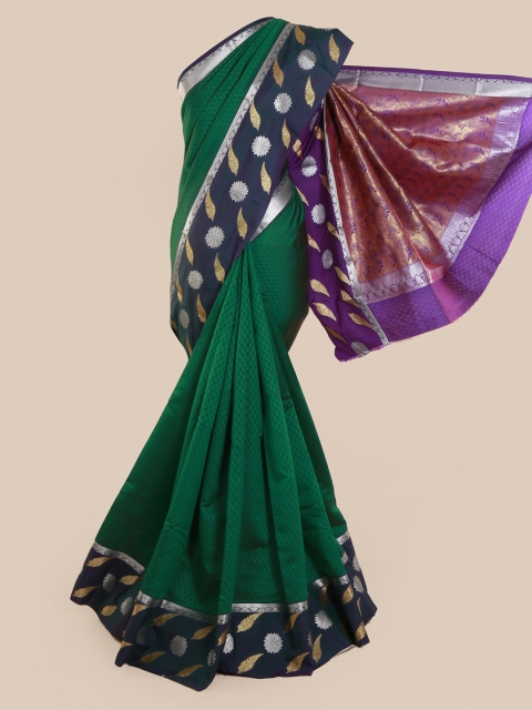 Pothys Green Woven Design Art Silk Saree