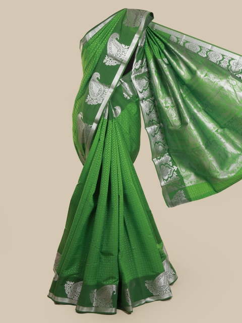 Pothys Green Woven Design Art Silk Saree