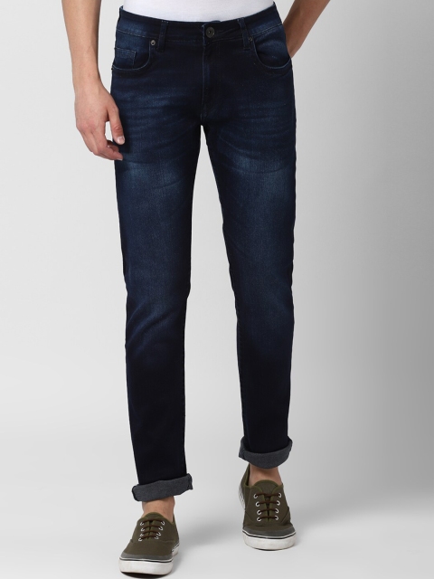 Peter England Casuals Men Navy Blue Skinny Fit Jeans