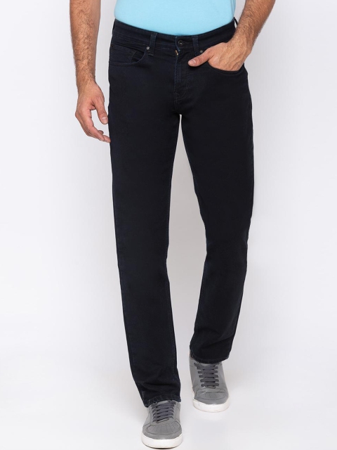 SPYKAR Men Navy Blue Ricardo Slim Fit Mid-Rise Clean Look Jeans