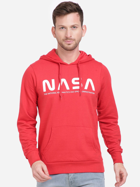 MASH UNLIMITED Men Red Printed Hooded Sweatshirt
MASH UNLIMITED Men Red Printed Hooded Sweatshirt