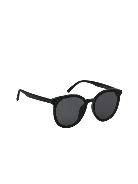 ROYAL SON Women Black Lens & Black Round Sunglasses with UV Protected Lens CHI0098-C1-R1
ROYAL SON Women Black Lens & Black Round Sunglasses with UV Protected Lens CHI0098-C1-R1