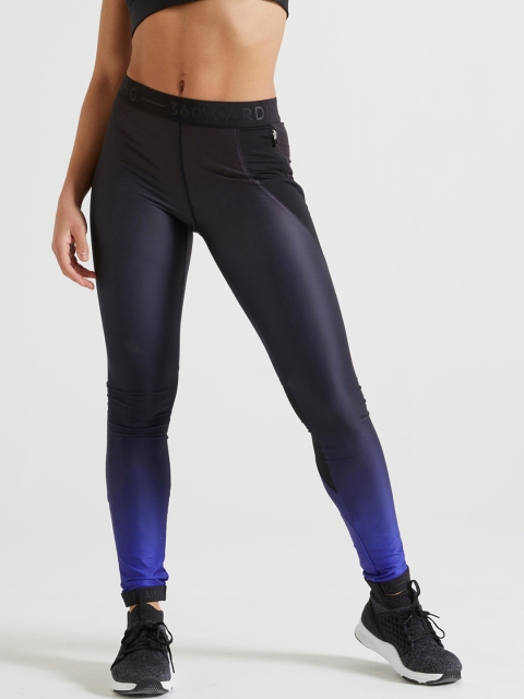 Domyos by Decathlon Women Blue & Black Printed Elasticated waistband Fitness Leggings with Zip Pocket
Domyos by Decathlon Women Blue & Black Printed Elasticated waistband Fitness Leggings with Zip Pocket